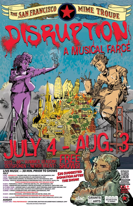 disruption a musical farce poster
