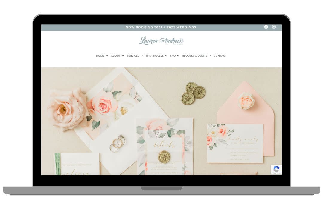 Lauren Andrews Designs Website