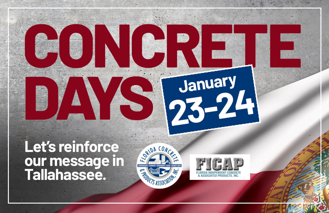 Concrete Days in Tallahassee - January 23-24, 2024