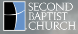 Second Baptist Church logo representing a welcoming Texas-based faith community offering worship, spiritual growth, and outre