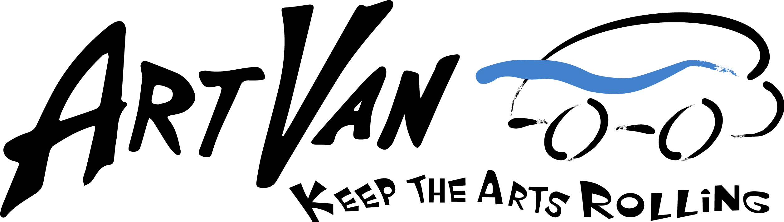 Art Van Logo, Tagline: Keep the arts rolling