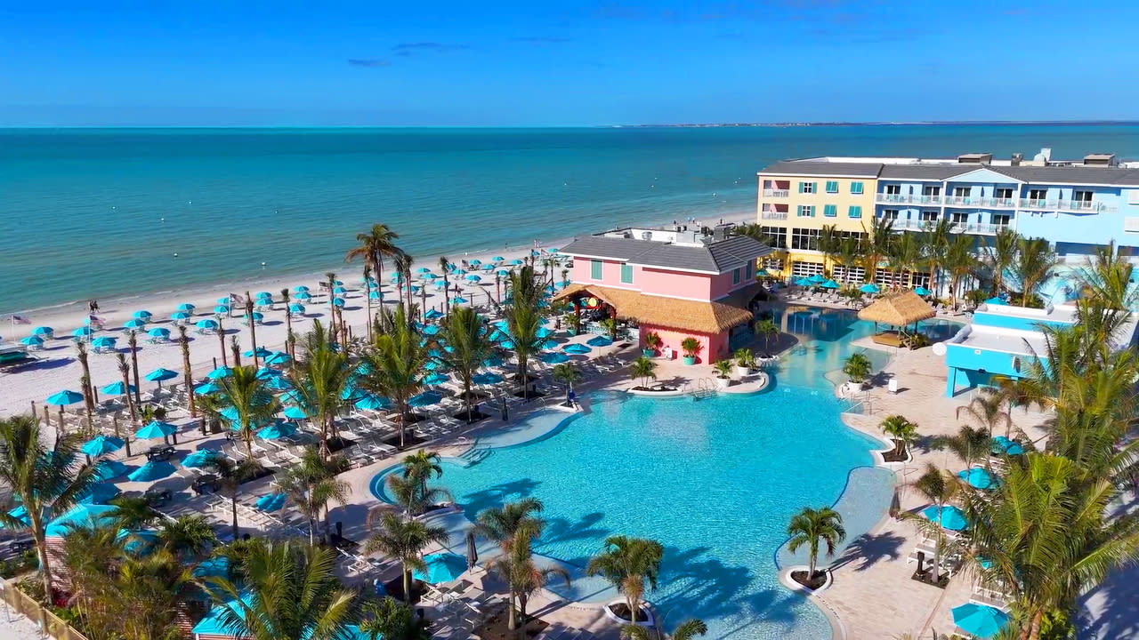 Birds eye view of Margaritaville Beach Resort Fort Myers Beach