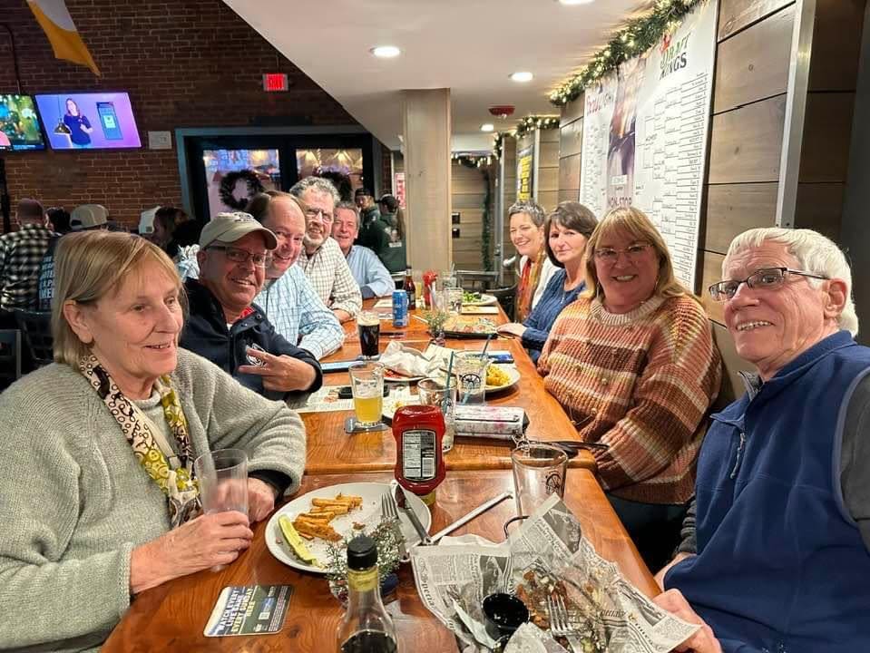 Group of friends at Friar Tuck's