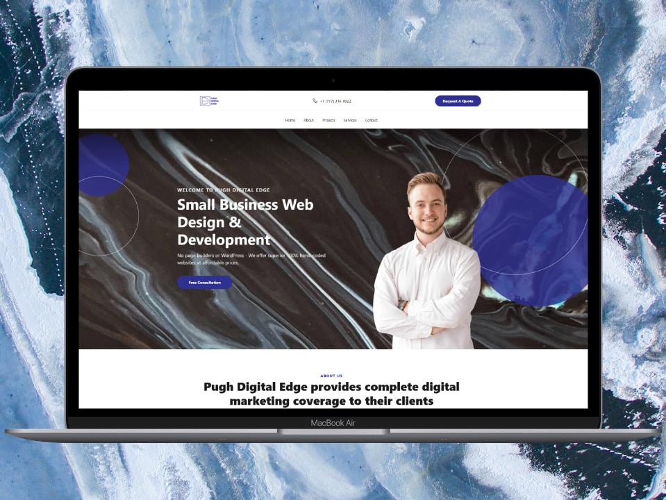 Pugh Digital Edge Website