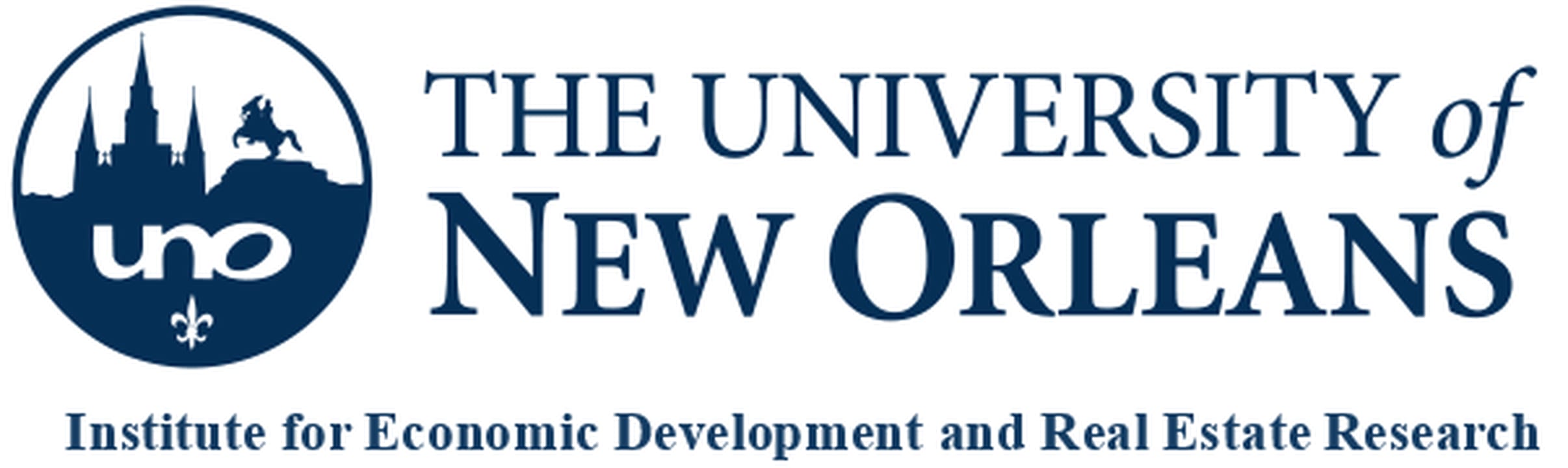 University of New Orleans Institute for Economic Development and Real Estate Research Logo