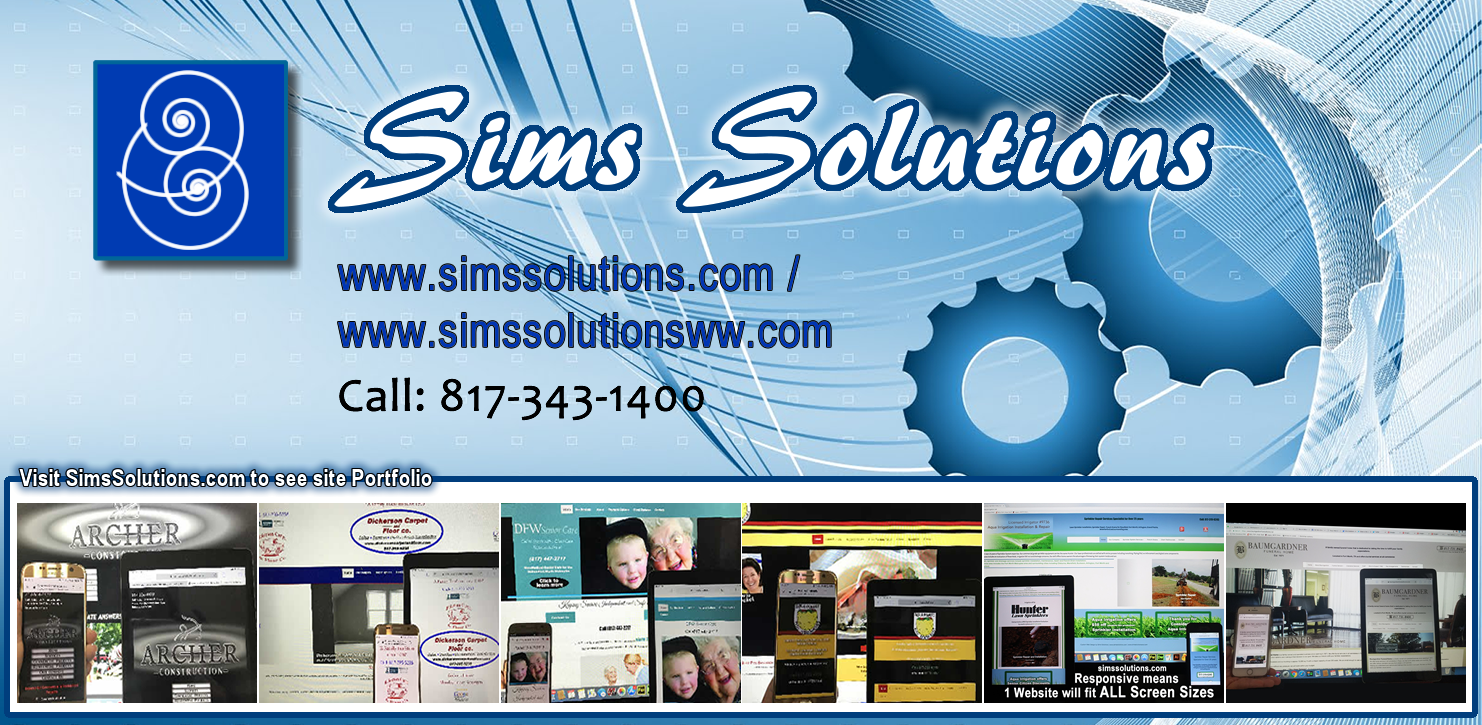 Sims Solutions Web Design and Graphics / Sims Solutions LLC