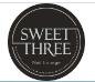 Sweet Three Nail Lounge logo representing a nail salon offering manicures, pedicures, gel nails, nail art, and spa services i