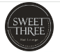 Sweet Three Nail Lounge logo representing a nail salon offering manicures, pedicures, gel nails, nail art, and spa services i