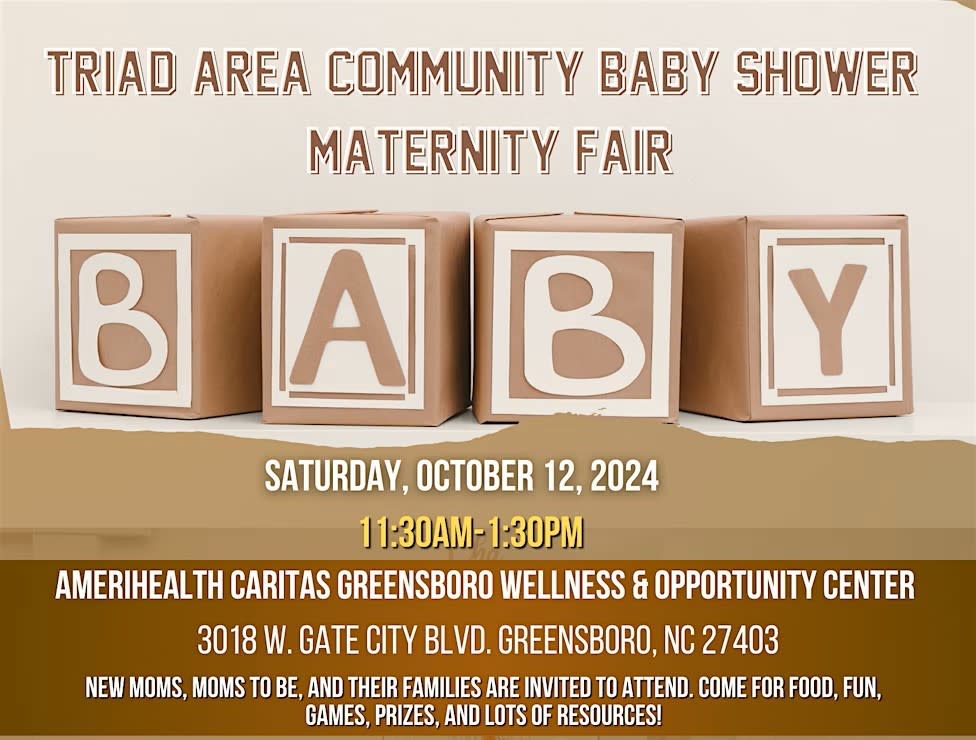 Triad Area Community Baby Shower / Maternity Fair - Greensboro Chamber ...