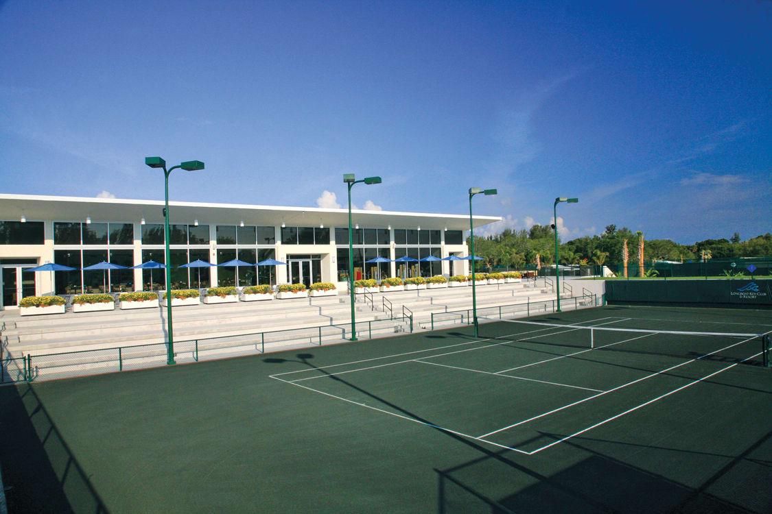 The Tennis center overlooking center court