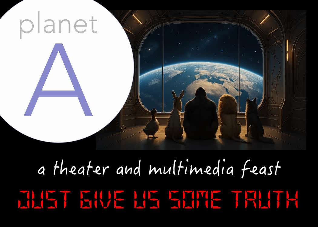 Planet A: postcard front