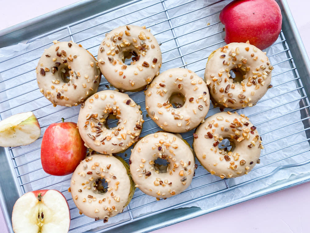 Caramel Apple Gluten-Free Protein Donut