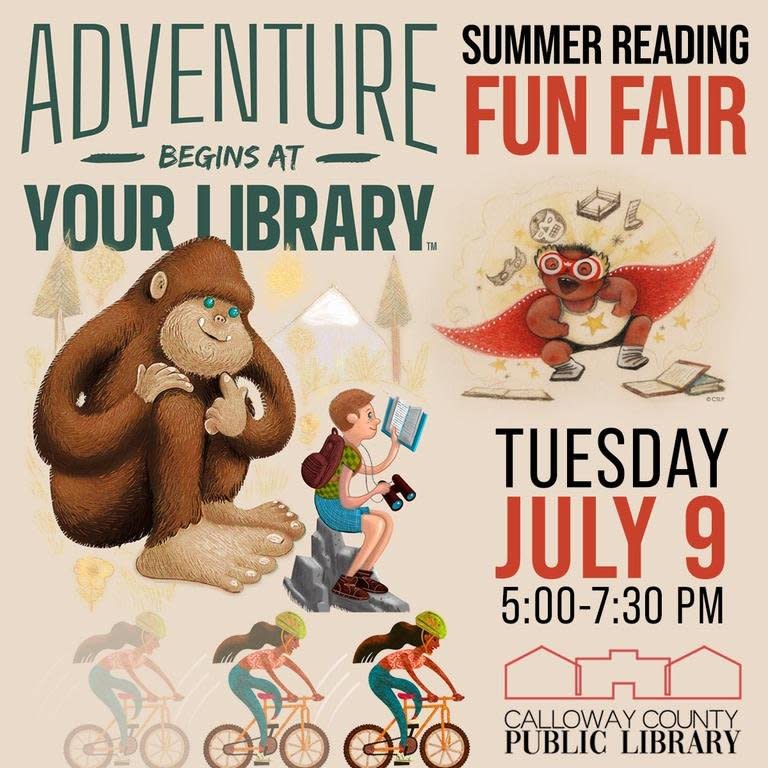 CCPL Summer Reading Fun Fair MurrayCalloway County Chamber of Commerce