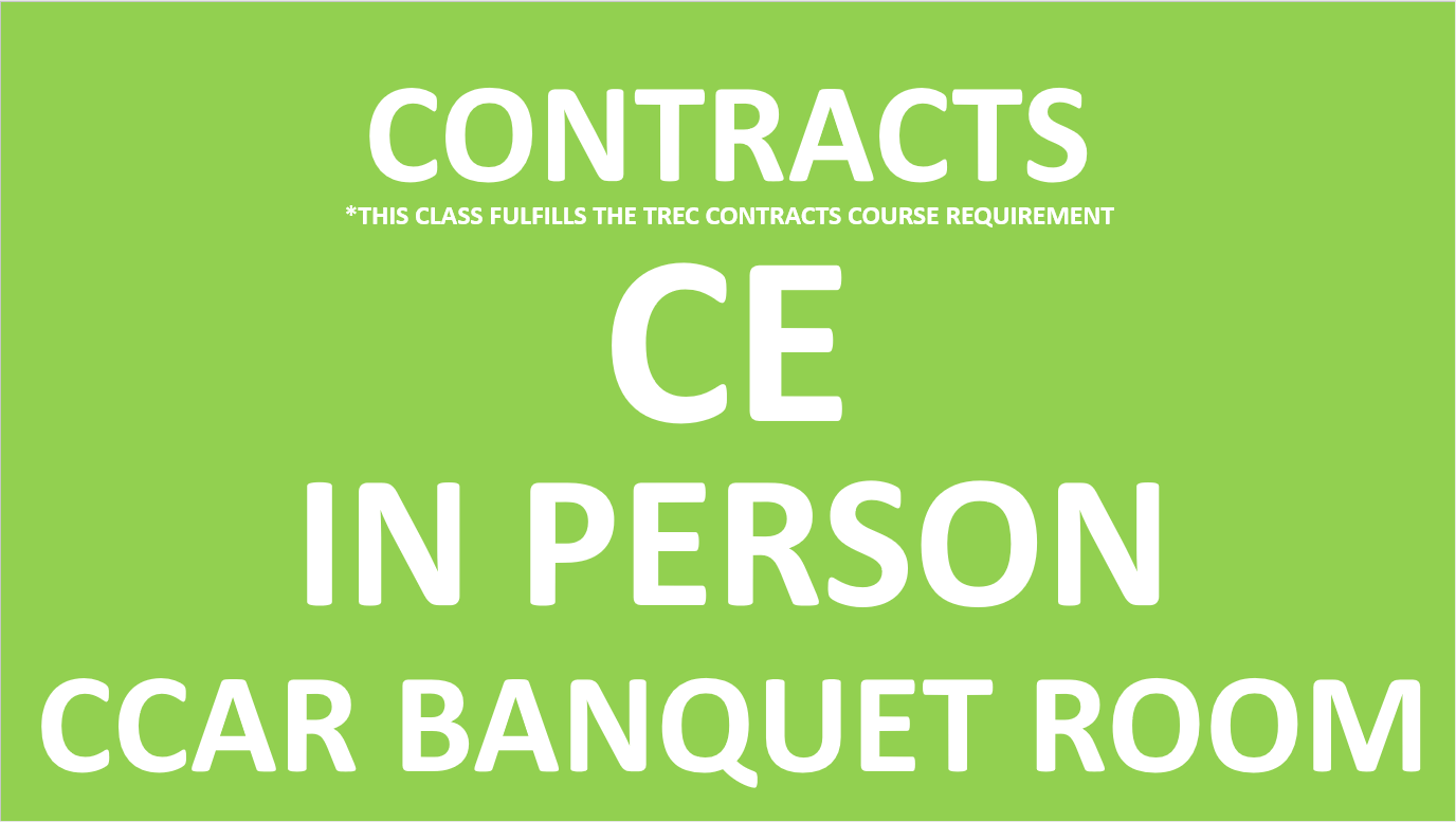 Contracts CE In Person Classroom Logo