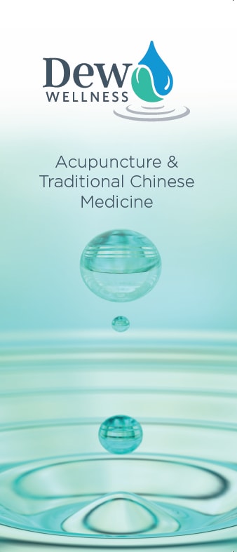 brochure cover for Dew Wellness