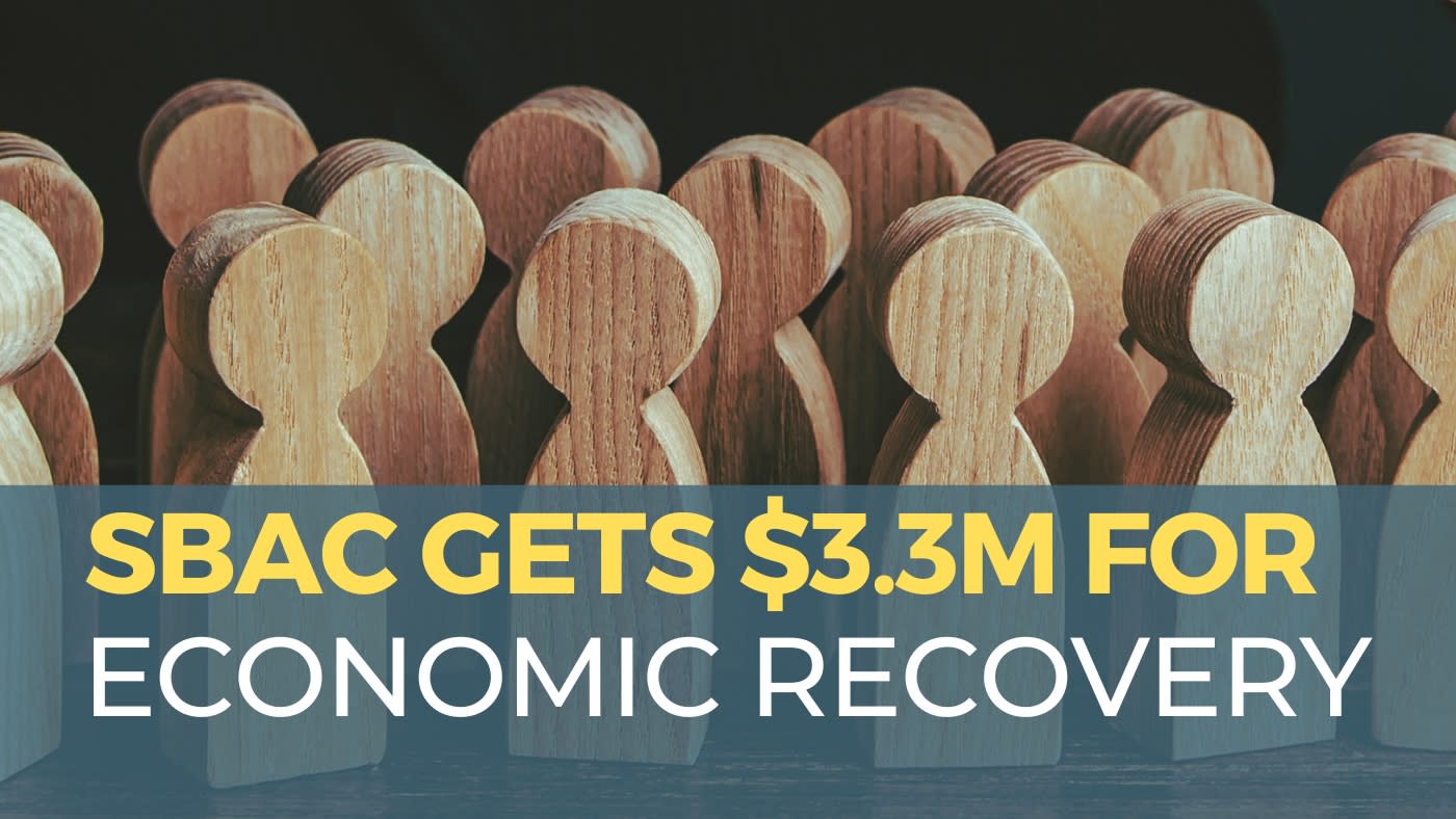 Wooden crowd of toy figures