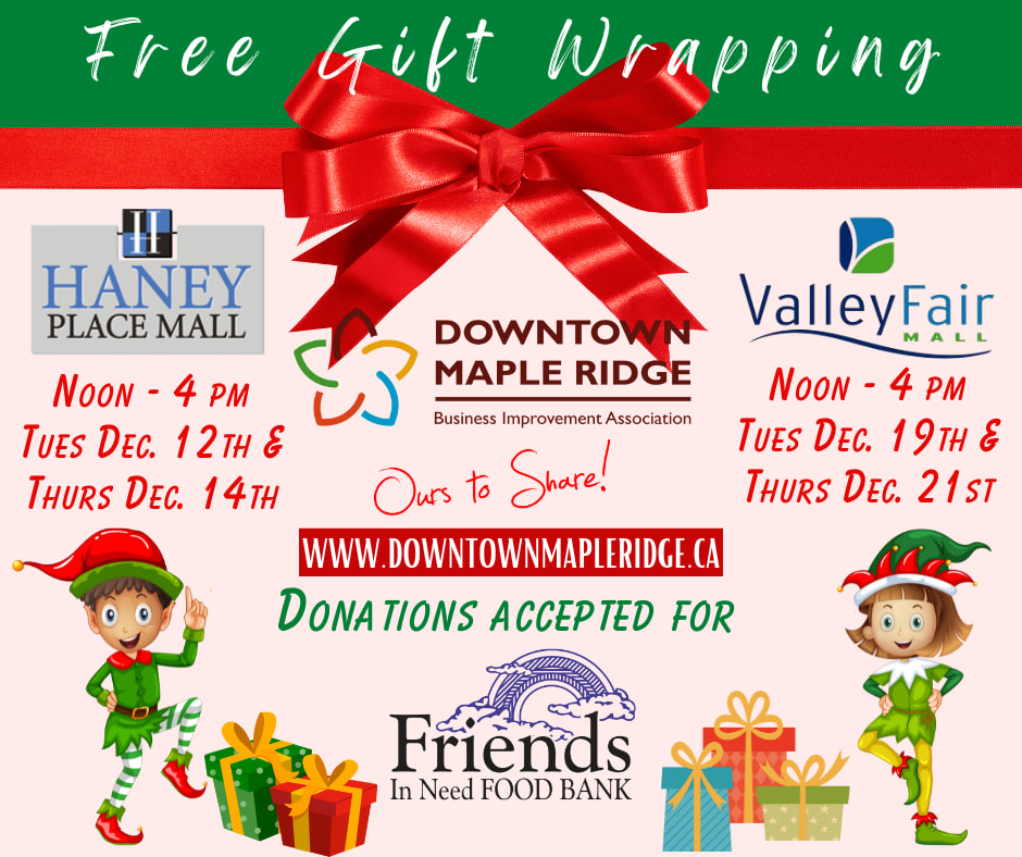 Free Christmas Gift Wrapping - ValleyFair Mall - Downtown Maple Ridge ...