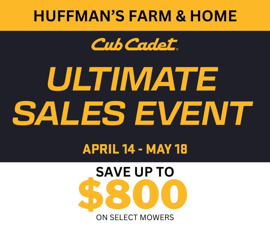 Cub Cadet Ultimate Sales Event