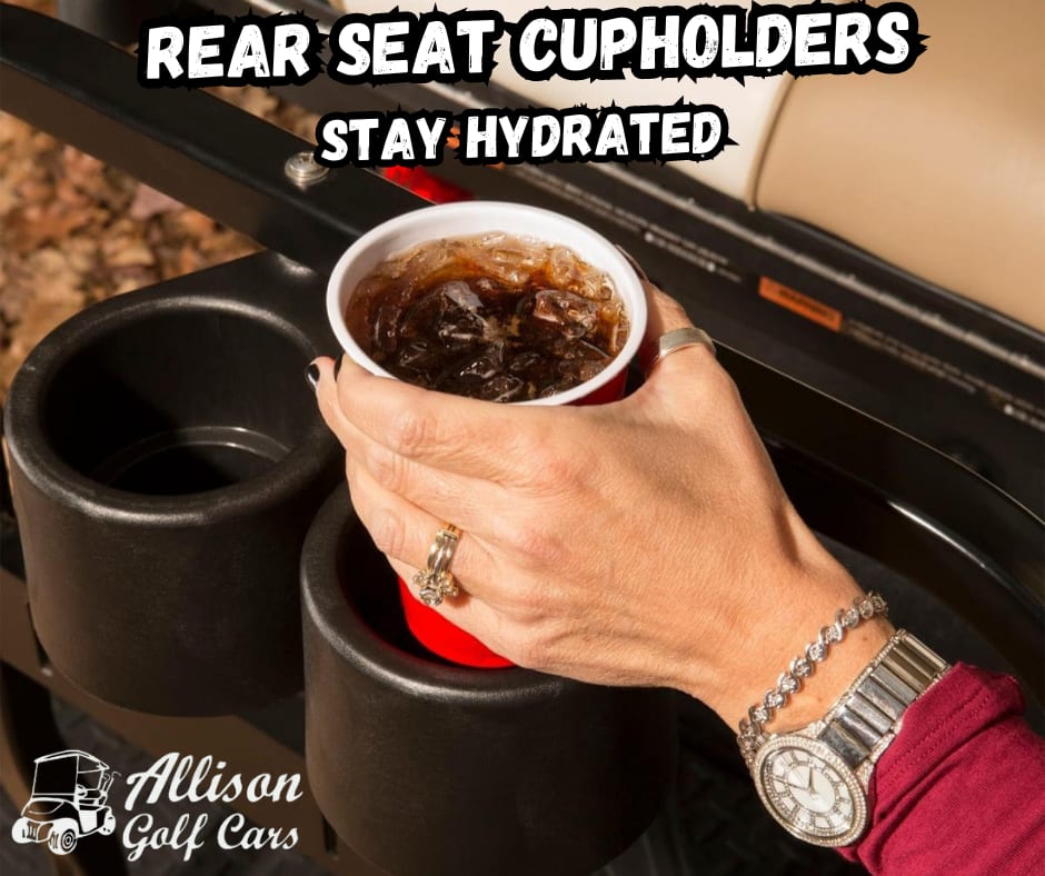 Cupholders for rear seat