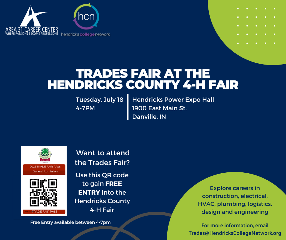 Trades Fair at the Hendricks County 4H Fair Plainfield Chamber of