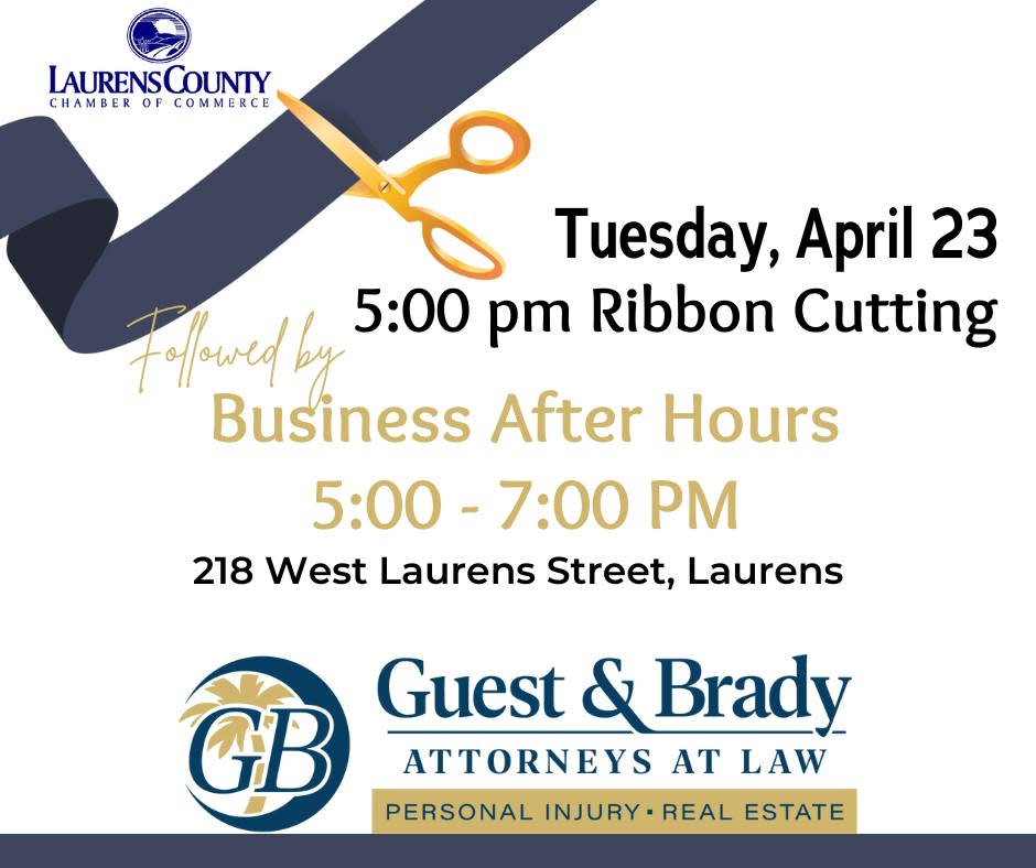 Ribbon Cutting & Business After Hours at Guest & Brady Attorneys at Law