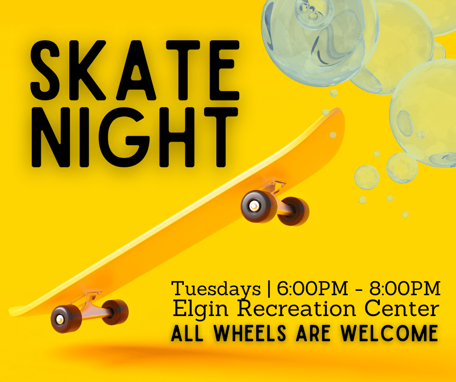 Skate Night at the Elgin Recreation Center Elgin Chamber of Commerce
