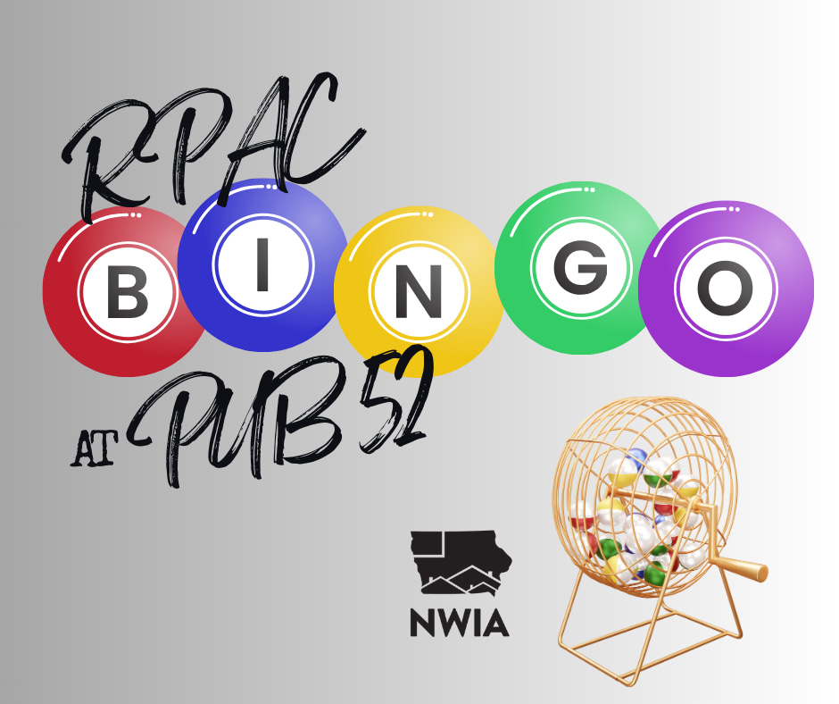 Colorful Bingo balls and spinner with event date of January 15