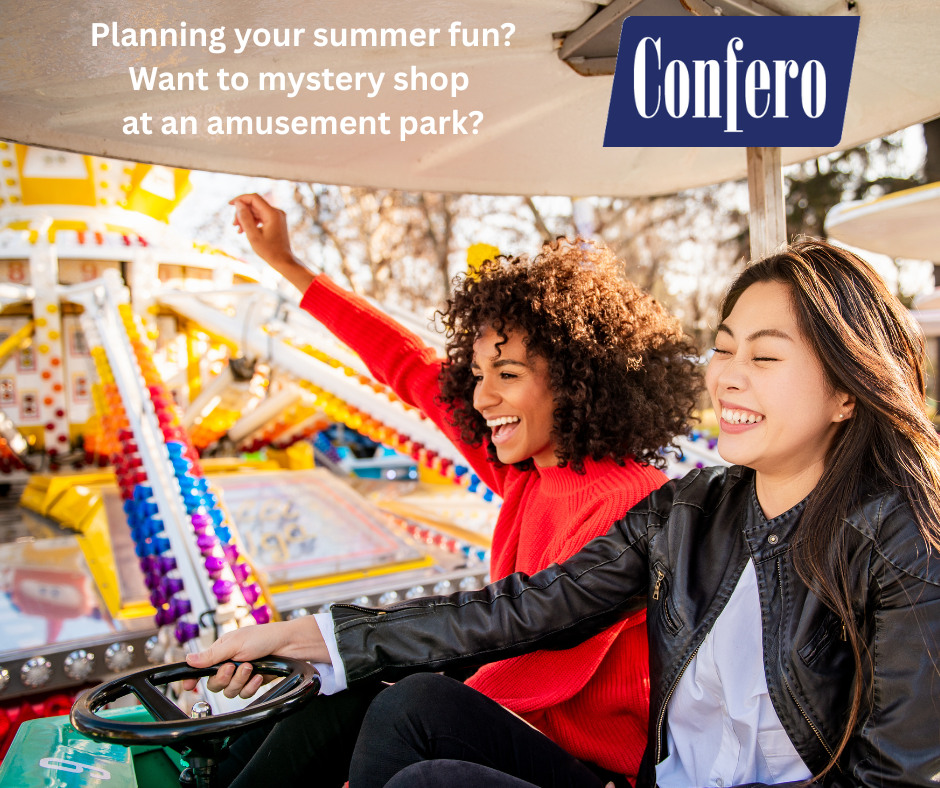 Confero Summer Amusement Park Mystery Shops = Free Fun!