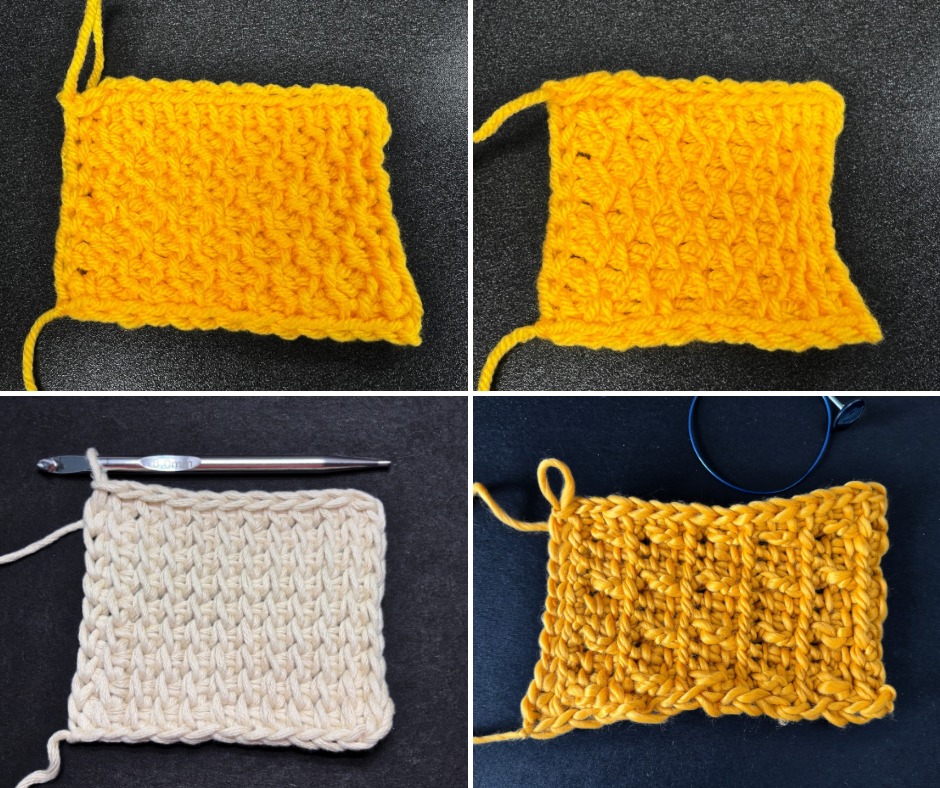 tunisian stitch samples