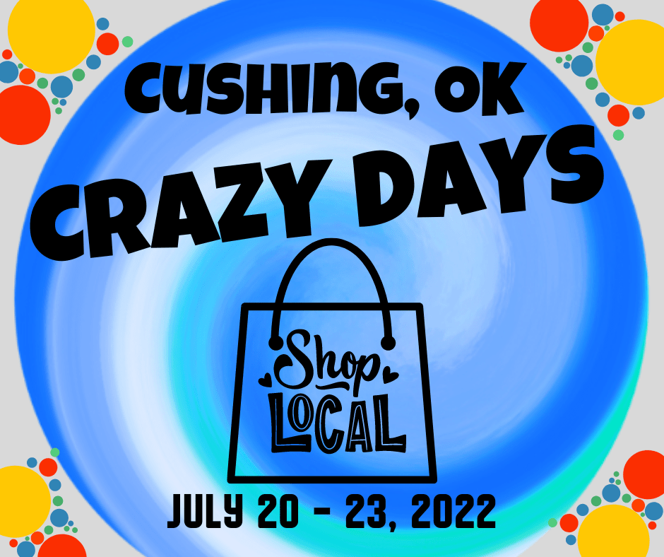 Cushing, OK Crazy Days Image logo