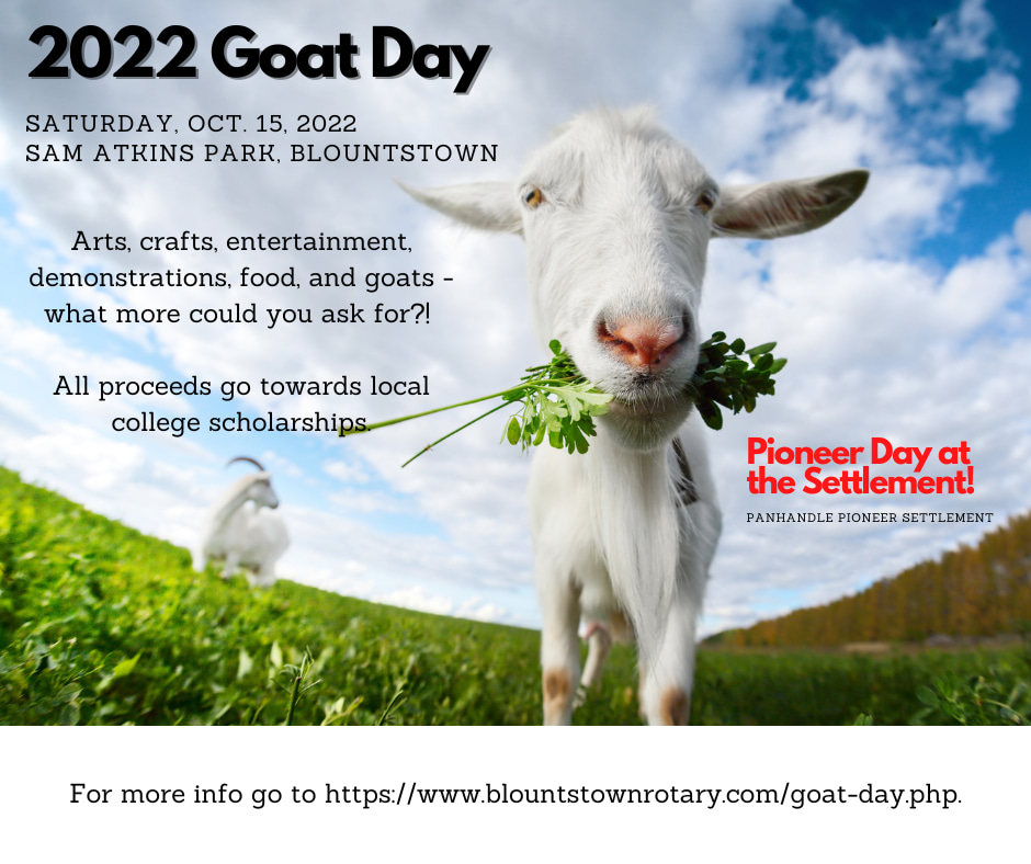 GOAT DAY & Pioneer Day Calhoun County Chamber of Commerce