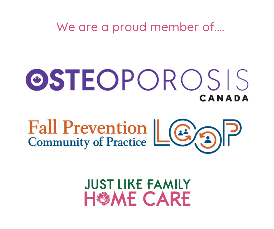 Member of Osteoporosis Canada, Fall Prevention Community of Practice