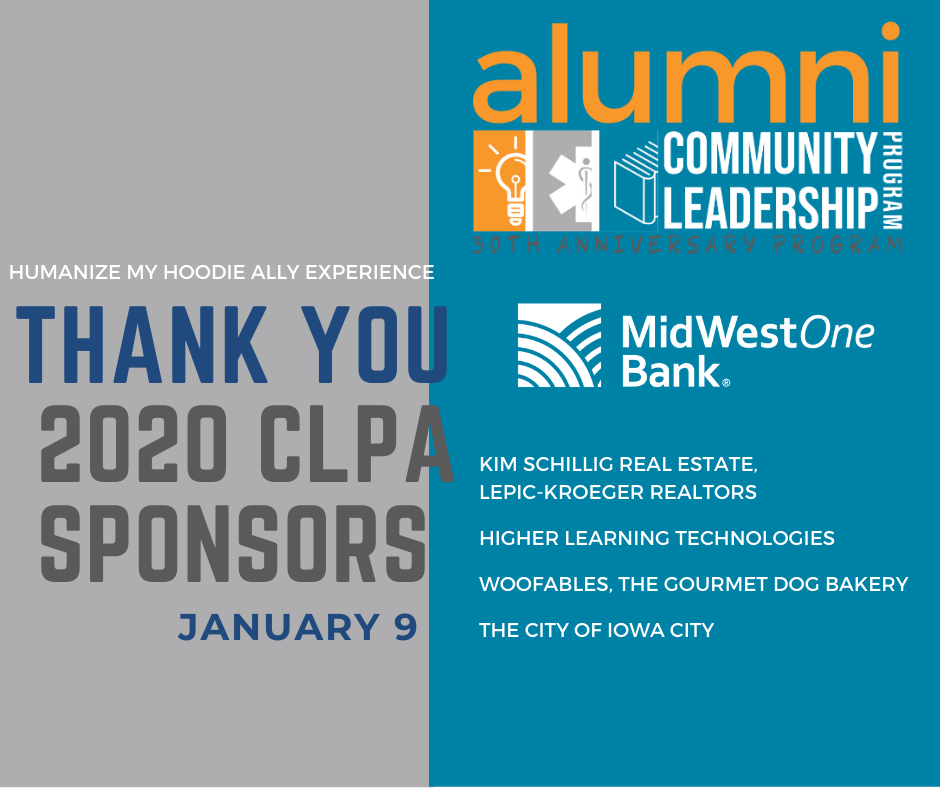 Thank you 2020 CLPA Sponsors