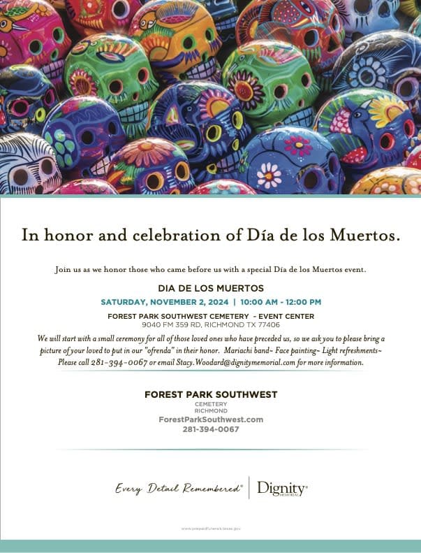 2024 Dia De Los Muertos Flyer