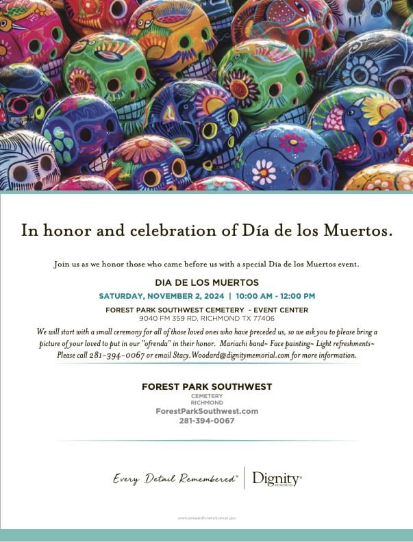 2024 Dia De Los Muertos Flyer