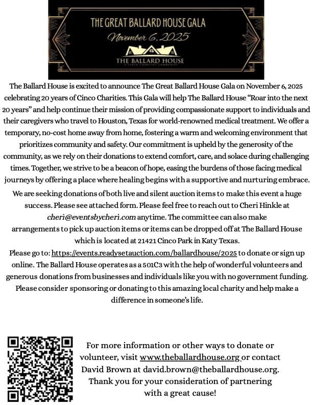 Auction Donation Letter