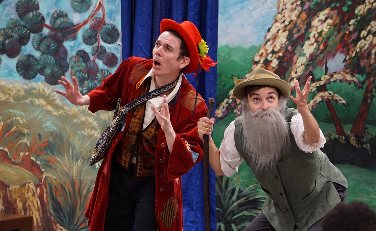 Alan Coyne and Frances Domingos in Shakespeare on Tour's 'As You Like It'