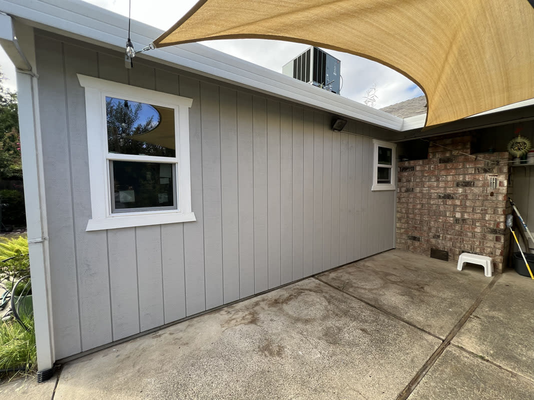 Brand New Siding Installed on a residential home in Citrus Heights California By Future Generation Construction