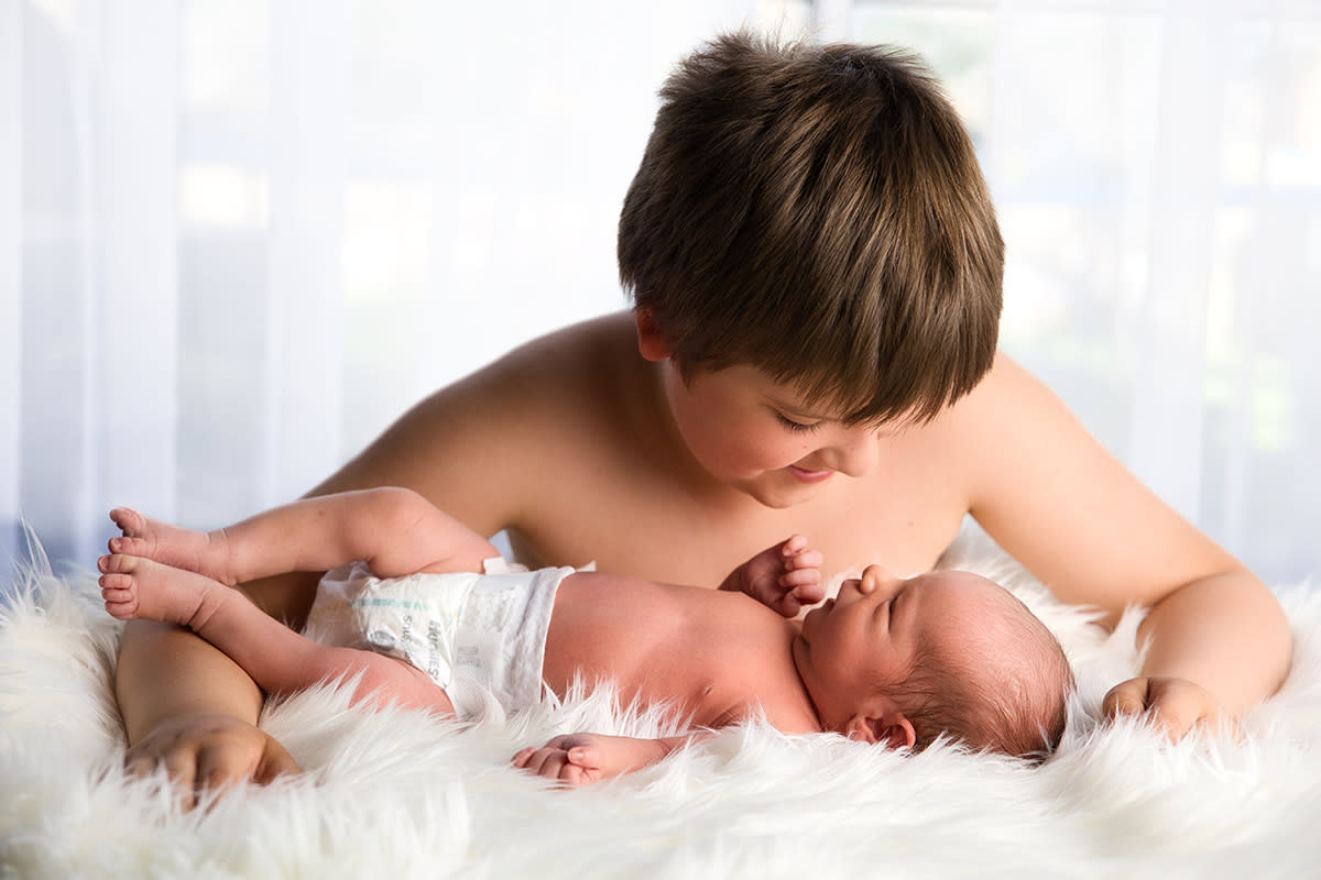 Newborn session at home