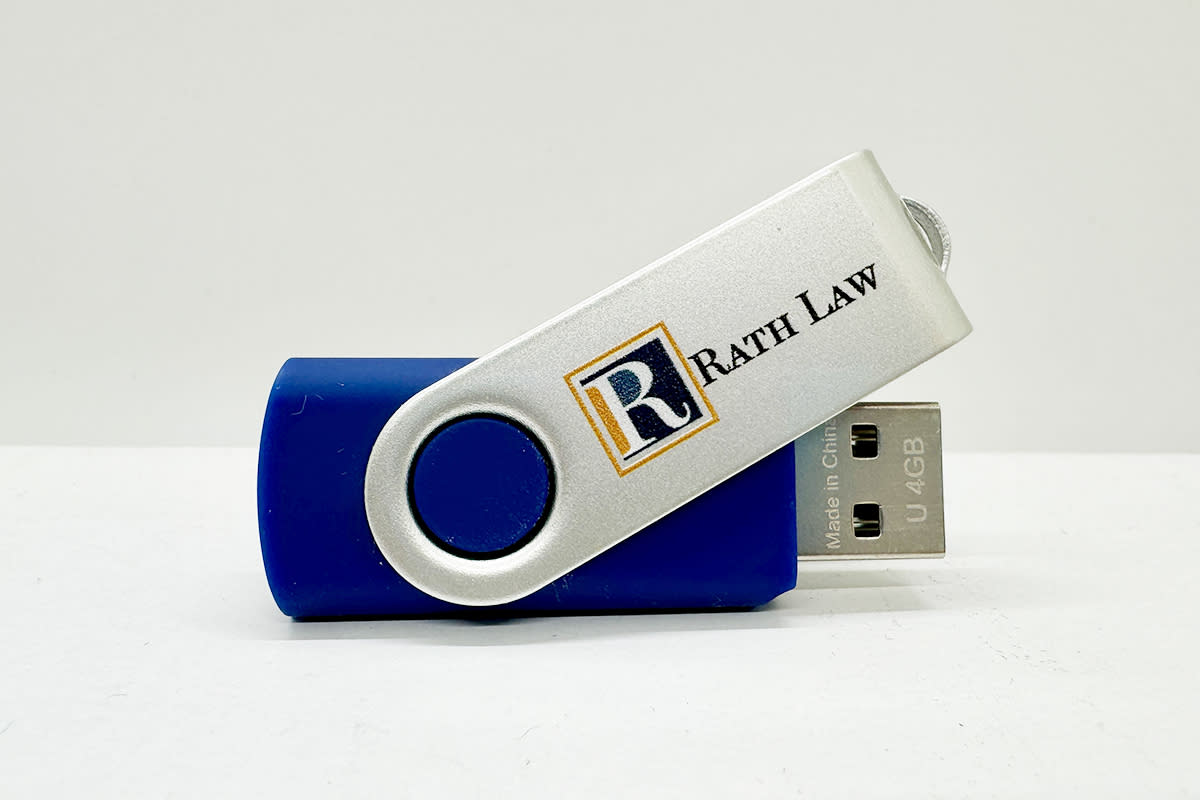 Promotional Products: USB Drive by Page by Page Graphic Design