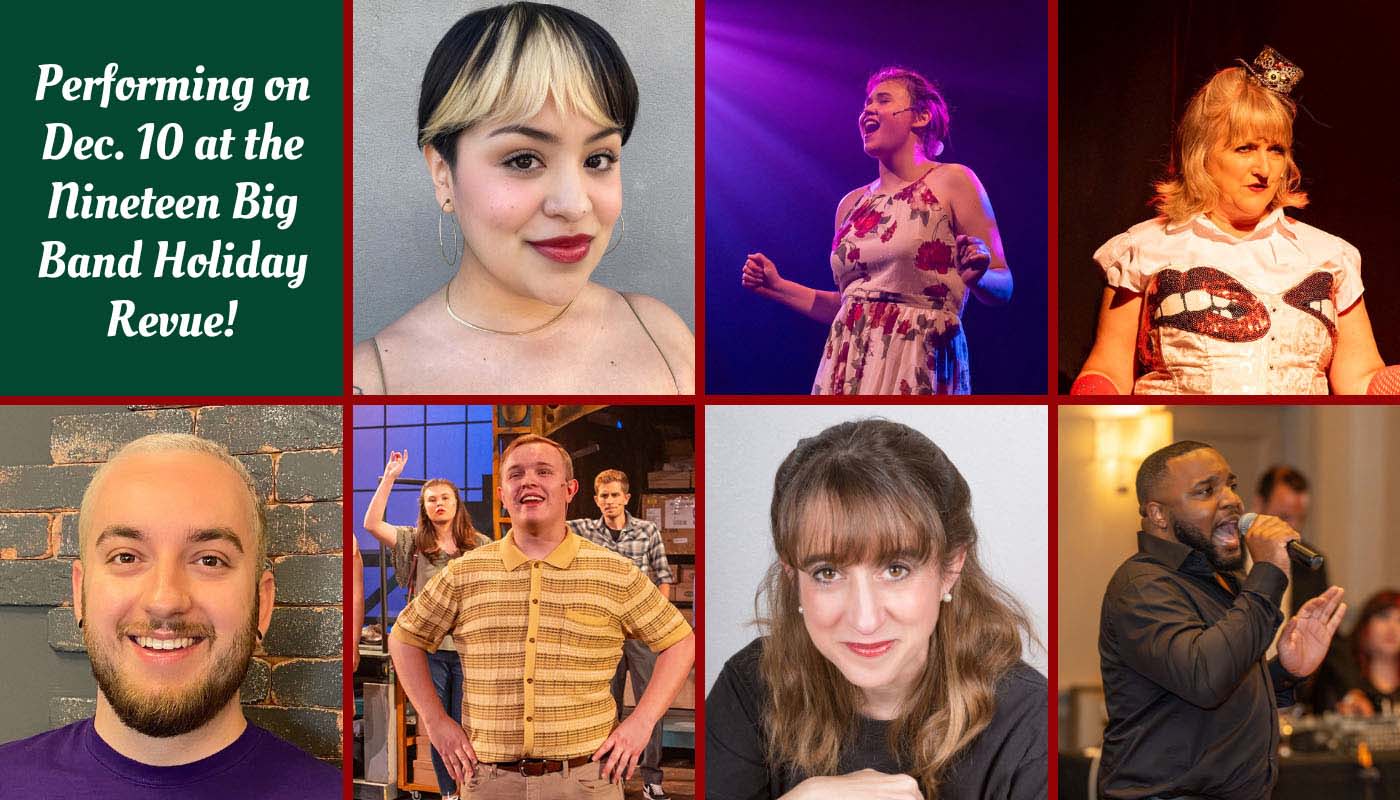 headshots of performers featured in the dec 10 holiday concert