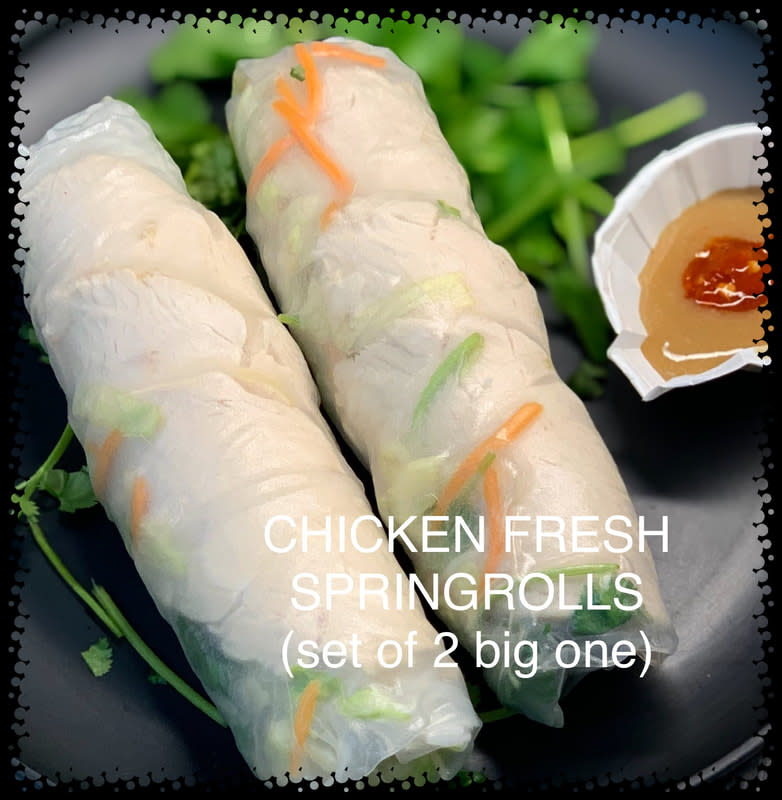 Chicken Fresh Spring rolls