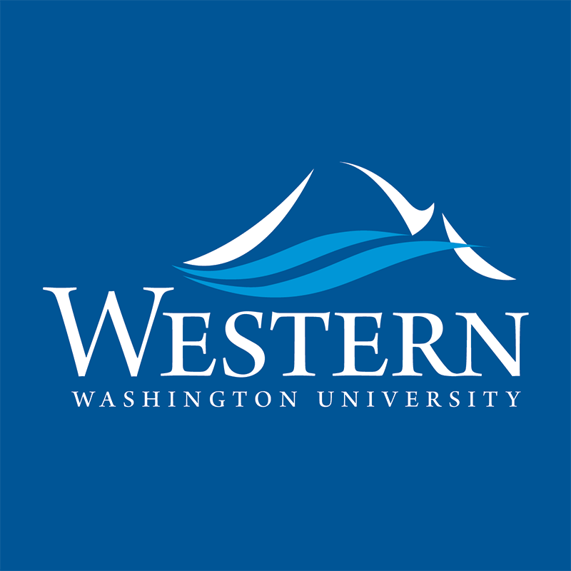 Western Washington University blue and white logo