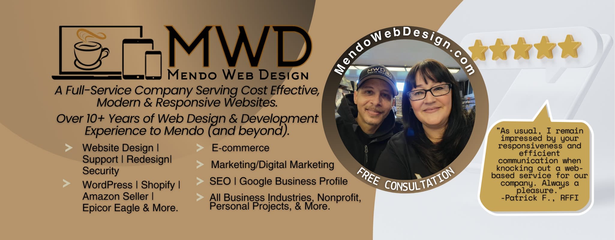 Mendo Web Design Ad