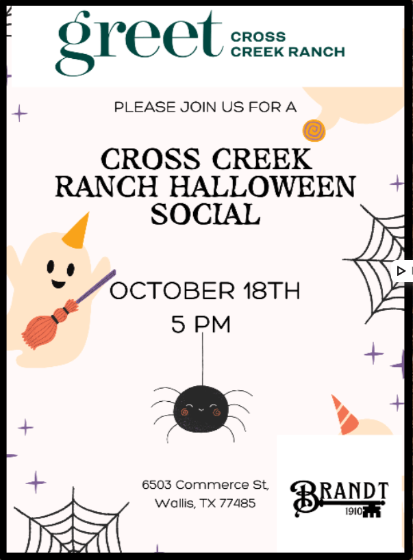 Cross Creek Ranch Halloween Social