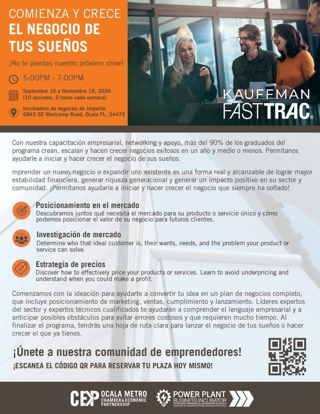 Fast Trac Flayer in Spanish