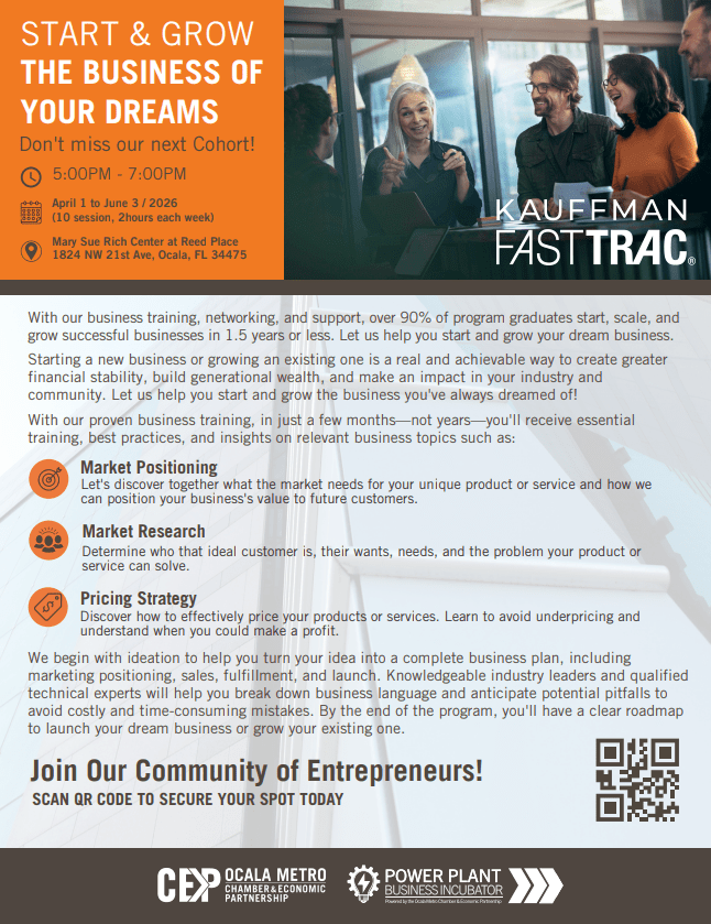 Fast Trac Flayer English version