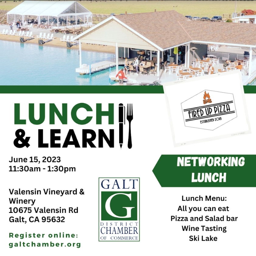 June luncheon 2022 flyer - 6/16/2022, 11:30 am to 1:00 pm, Valensin Vineyard & Winery