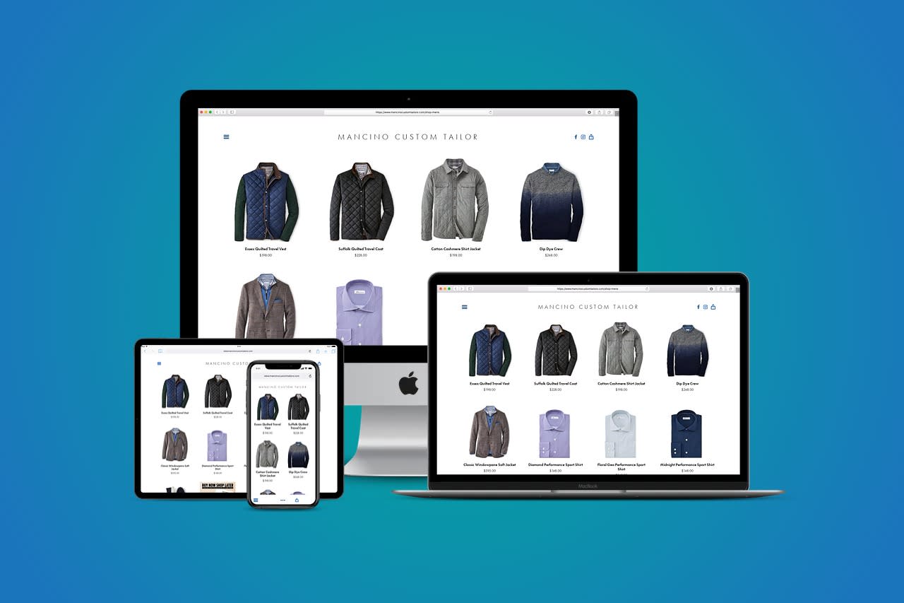 Mancinos Responsive Website