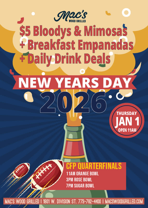 New Year's Day at Mac's Wood Grilled